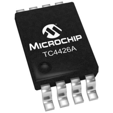 Microchip TC4426AEUA MOSFET Gate Driver 2, 1.5 A 8-Pin 22 V, MSOP