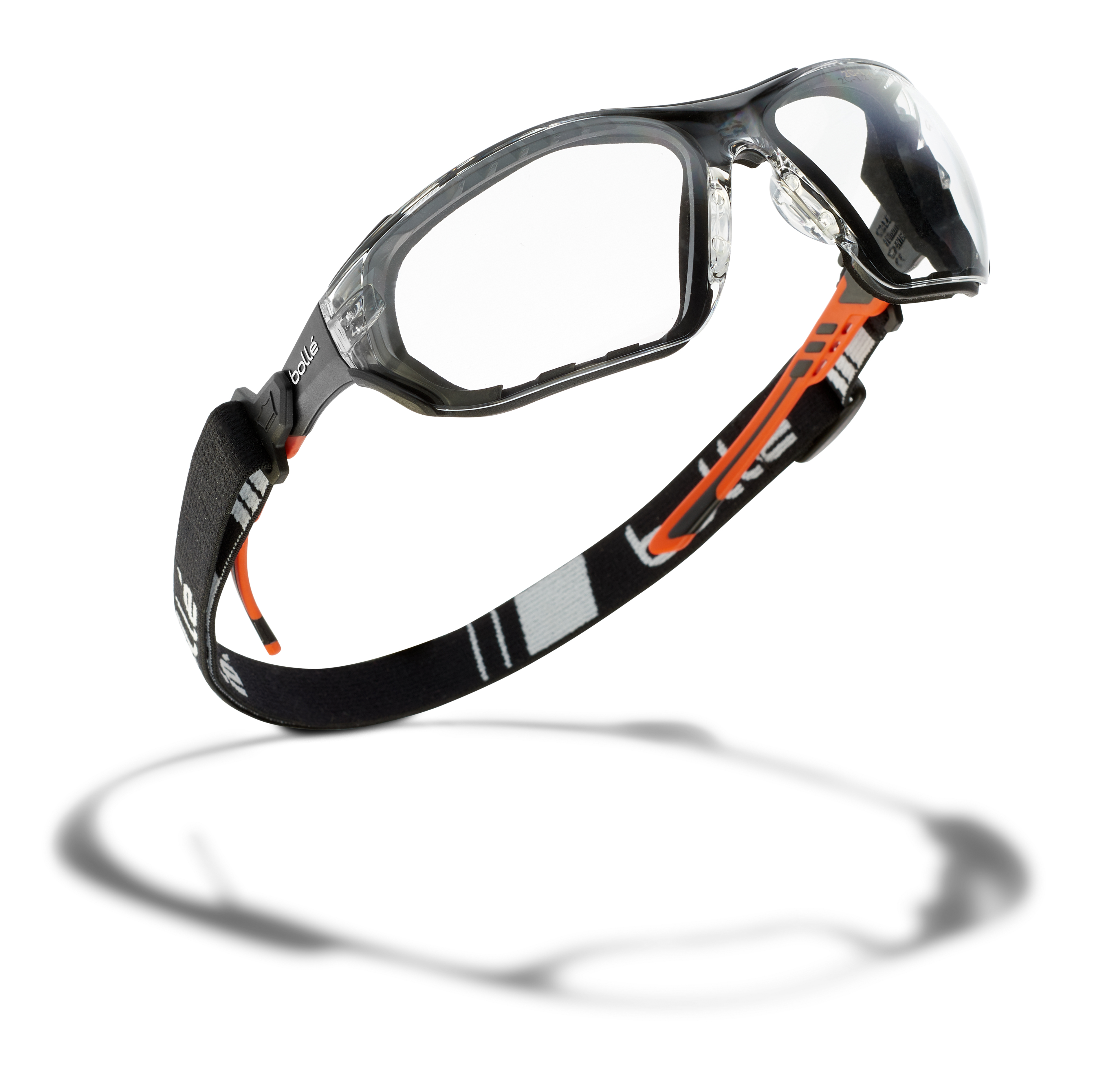 Bolle Safety NESS+ Anti-Mist UV Safety Glasses, Clear PC Lens