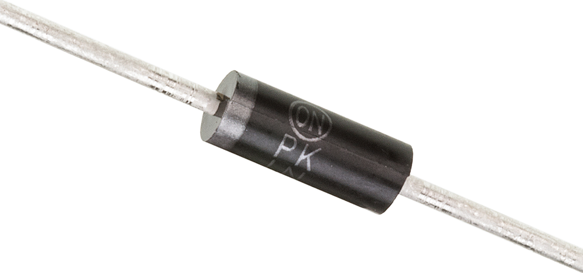 onsemi, 5.1V Zener Diode 5% 5 W Through Hole 2-Pin DO-15