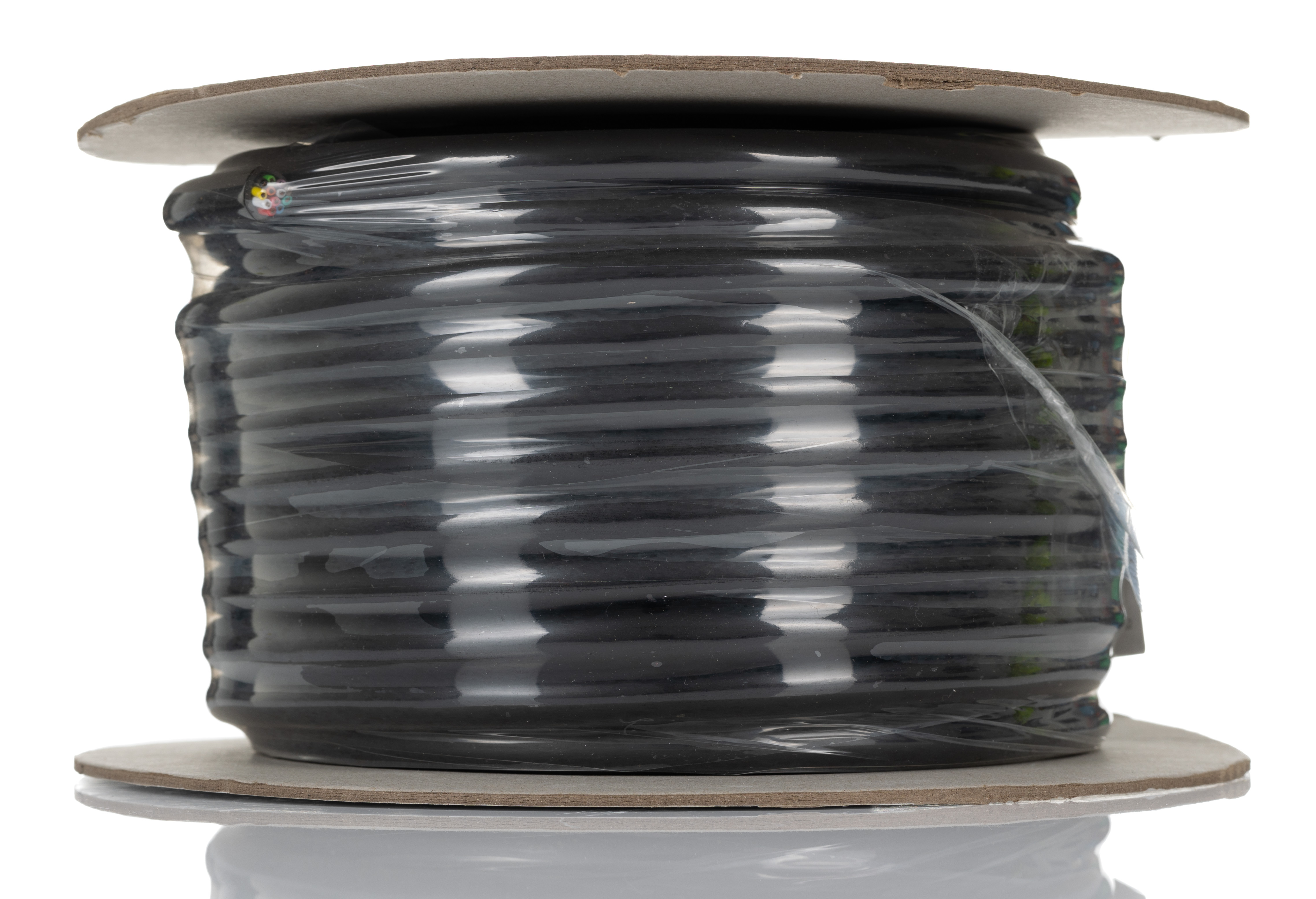 RS PRO Multi-Core Industrial Cable, 12 Cores, 0.5 mm², Unscreened, 25 m, Black Polyvinyl Chloride Sheath