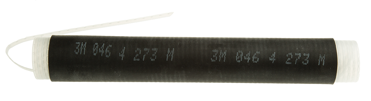3M Cold Shrink Tubing, Black 35mm Sleeve Dia. x 305mm Length, 8420 Series