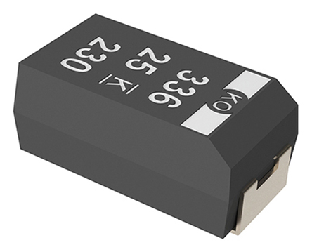 KEMET 100μF Surface Mount Polymer Capacitor, 25V dc