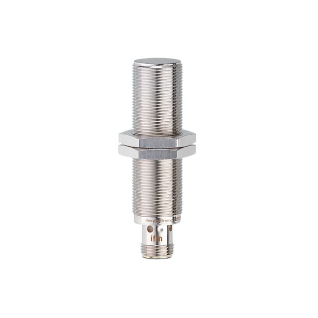 ifm electronic Inductive Threaded Barrel Proximity Sensor, M18, 8 mm Detection, PNP NO, 10 → 30 V dc