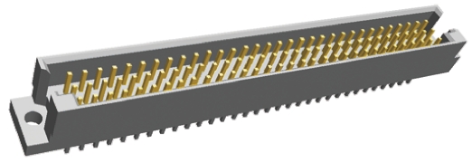 TE Connectivity Eurocard 96 Way 2.54mm Pitch, Type R Class C2, 3 Row, Straight DIN 41612 Connector, Plug