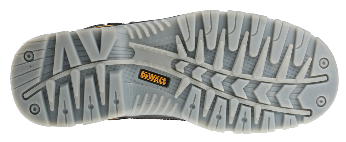 DeWALT Laser Black, White Steel Toe Capped Men's Safety Boots, UK 9, EU 43
