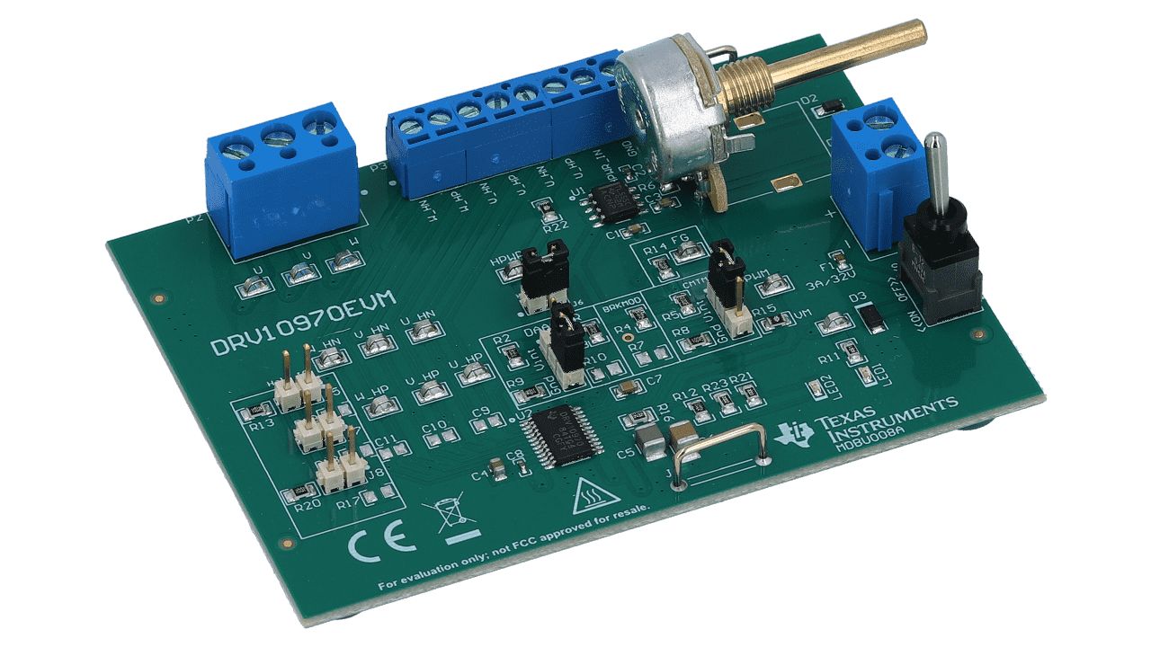 Texas Instruments Motion Motor Development Kit Motor Driver for DRV10970 for DRV10970