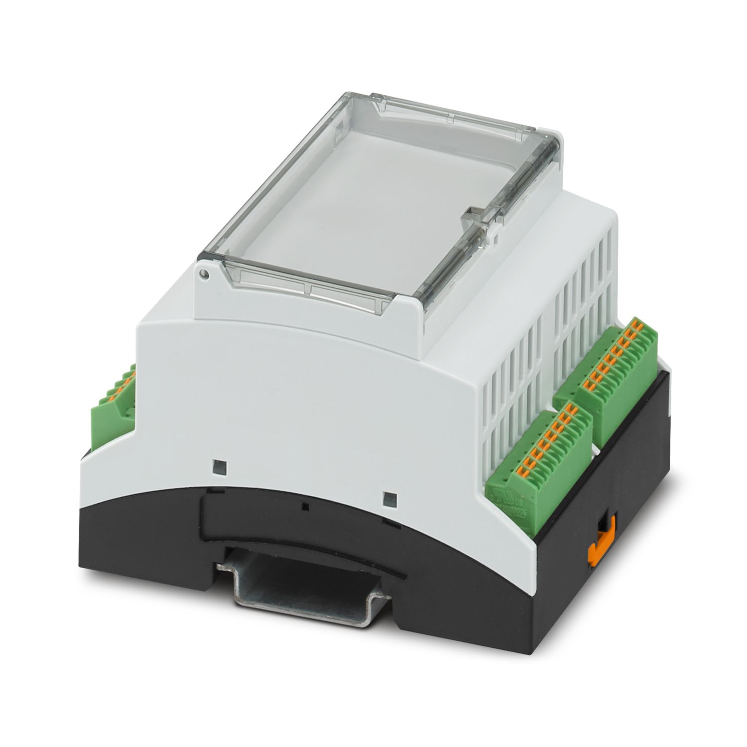 Phoenix Contact DIN Rail Housing Enclosure Type BC Series , 71.6 x 89.7 x 60.7mm, Polycarbonate DIN Rail Enclosure