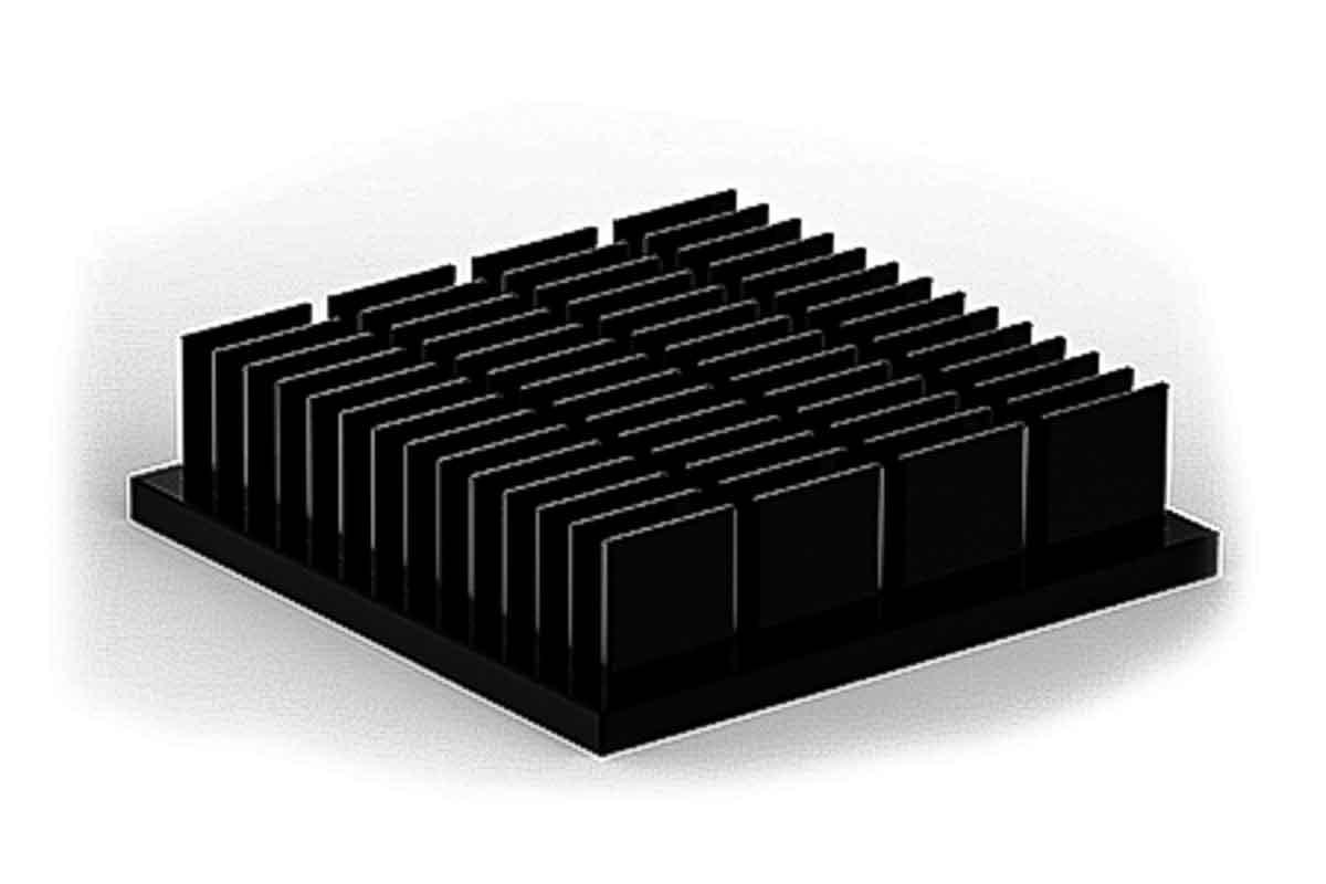 SPREADFAST Heatsink, Universal Square Alu, 35 x 35 x 9mm