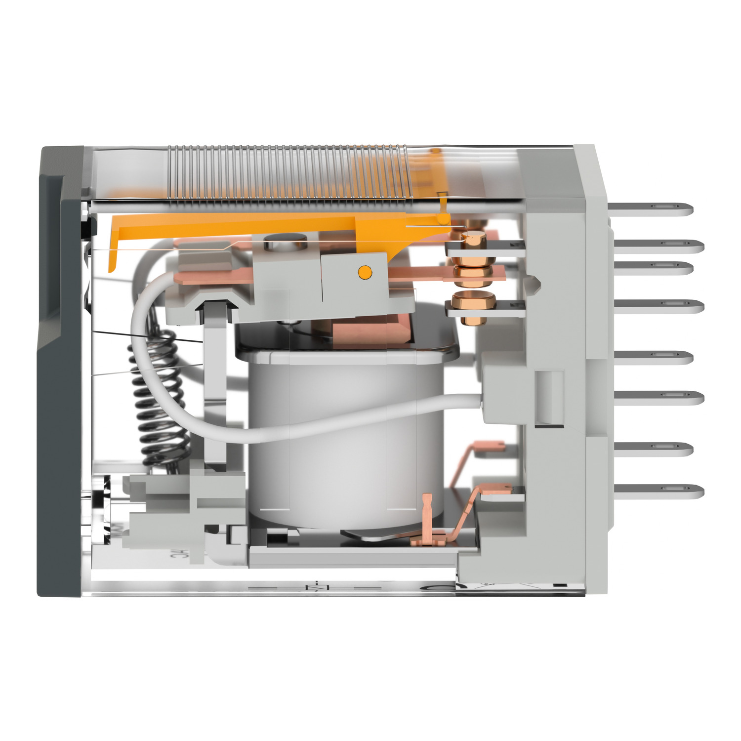 Schneider Electric Power Relay, 230V ac Coil, DPDT