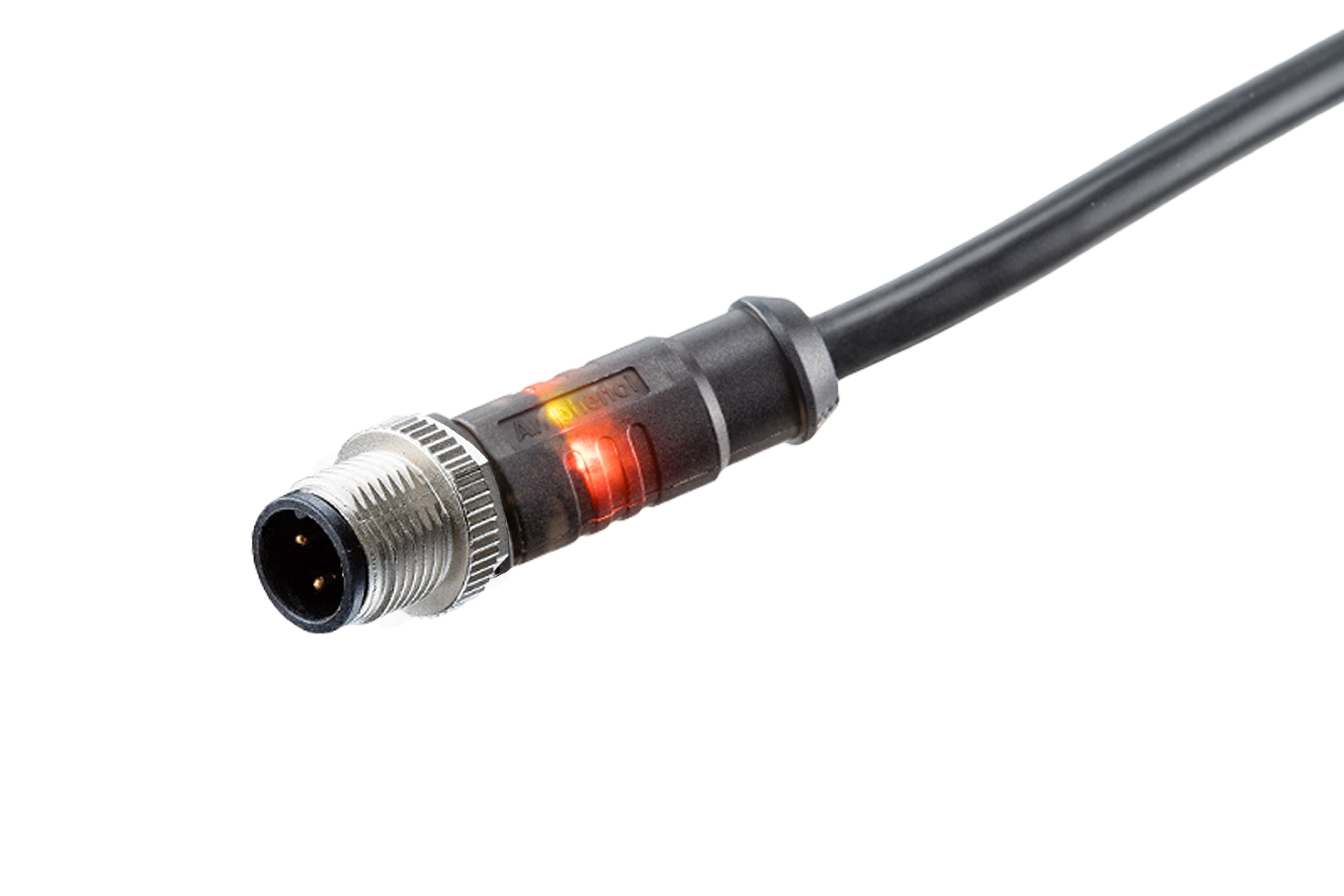 Amphenol Industrial Industrial Circular Connector, 5 Contacts, Plug, Male, IP68, IP69K, LM12A Series