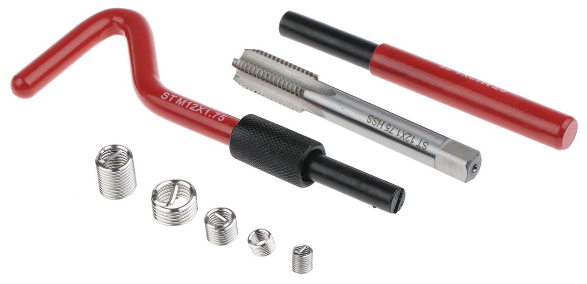 RS PRO 20 piece M5 → M12 Thread Repair Kit