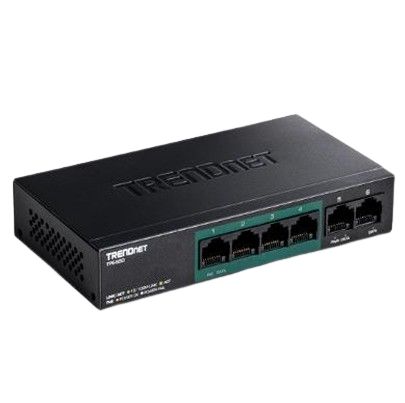 Trendnet TPE-S50, Network Switch 6 Port Switch With PoE