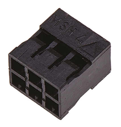 Molex, Milli-Grid Female Connector Housing, 2mm Pitch, 6 Way, 2 Row