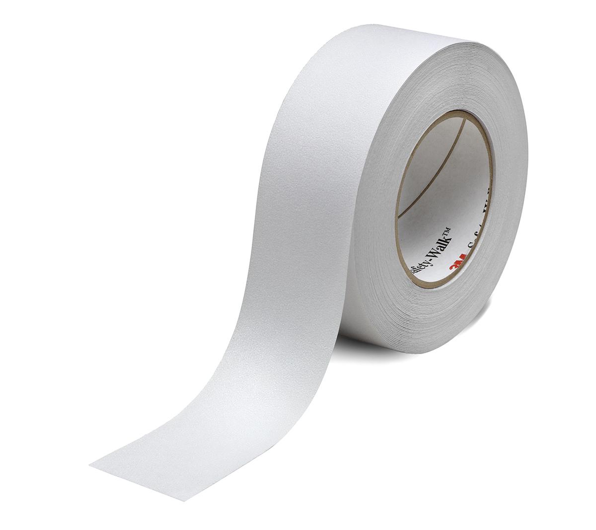 3M Safety-Walk 600 Serie Translucent Polypropylene 18m Hazard Tape, 0.76mm Thickness