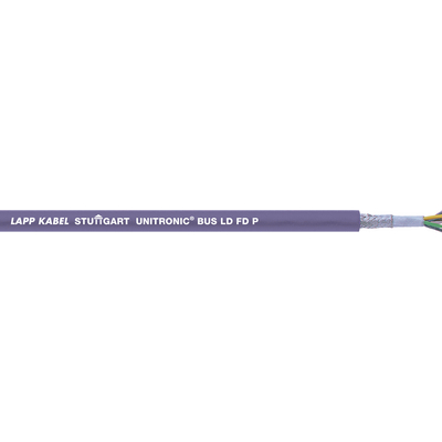 Lapp Data 0.25 mm² 2 Core Power Cable, Purple Polyurethane PUR, 100m