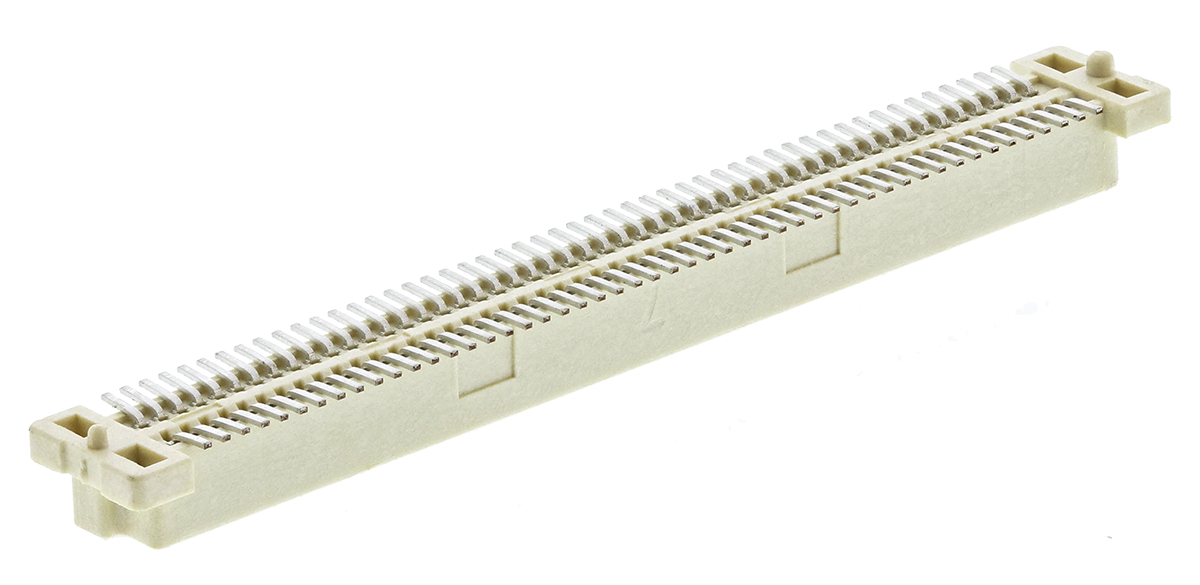 Amphenol Communications Solutions Bergstak Series Straight Surface Mount PCB Socket, 100-Contact, 2-Row, 0.8mm Pitch,