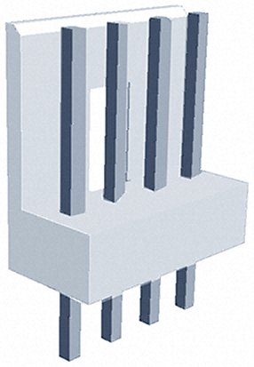 TE Connectivity EI Series Straight Through Hole PCB Header, 5 Contact(s), 2.5mm Pitch, 1 Row(s), Shrouded
