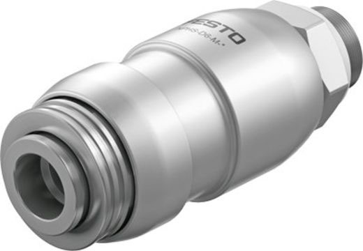 Festo Male Pneumatic Quick Connect Coupling, 3/8in Threaded