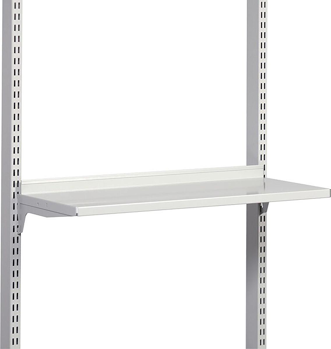 Treston Grey Steel Shelf x 740mm, 400mm, 50kg Load