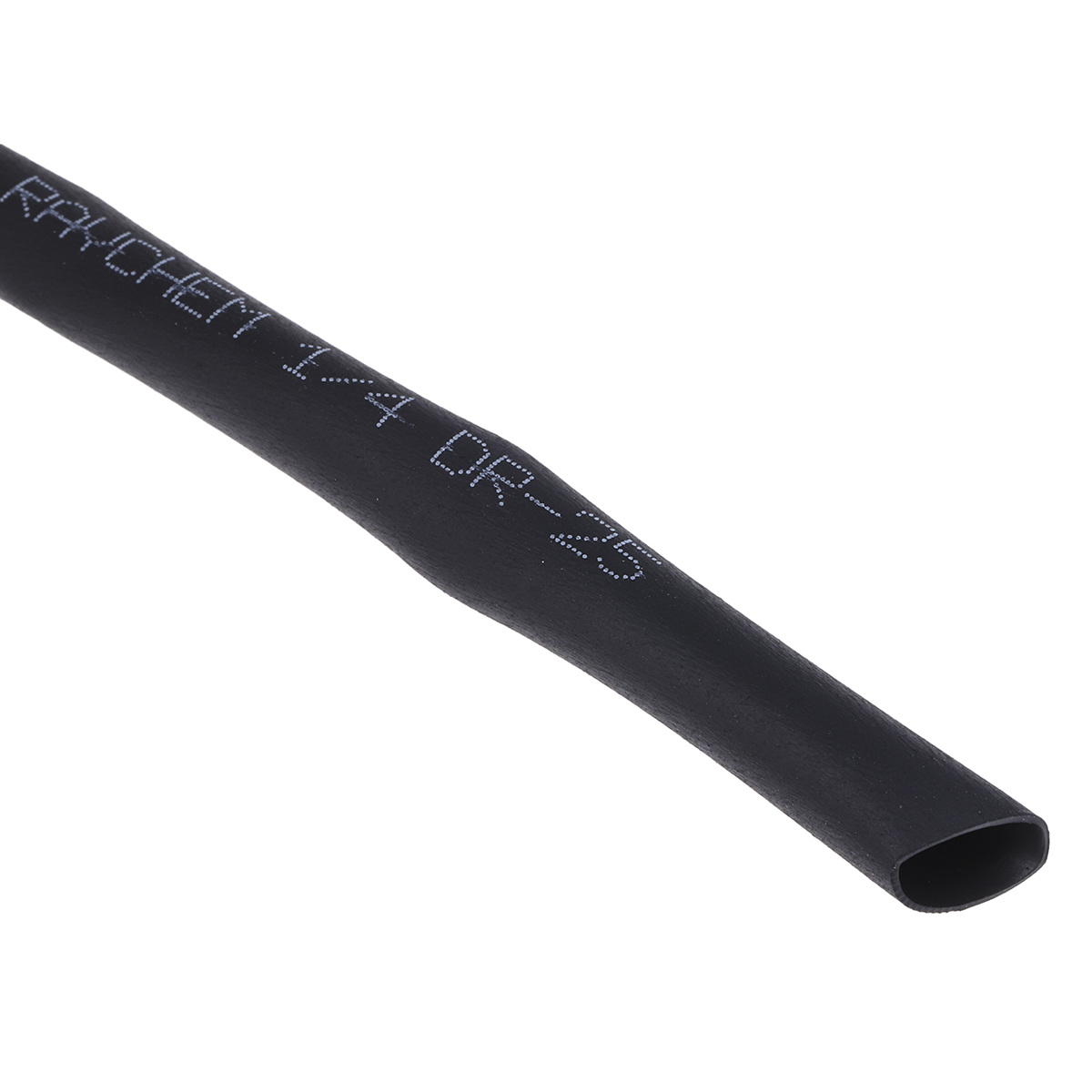 TE Connectivity Heat Shrink Tubing, Black 6.4mm Sleeve Dia. x 10m Length 2:1 Ratio, DR-25 Series