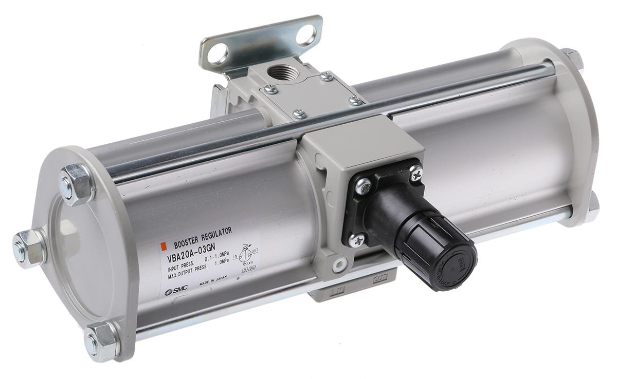 SMC Rc 3/8 Pneumatic Regulator -, 1MPa max. input