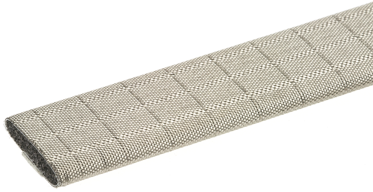 DRE10x2NI-N4V0-1000, Shielding Strip of Nickel Copper Alloy, PUR With Tape 1m x 10mm x 2mm