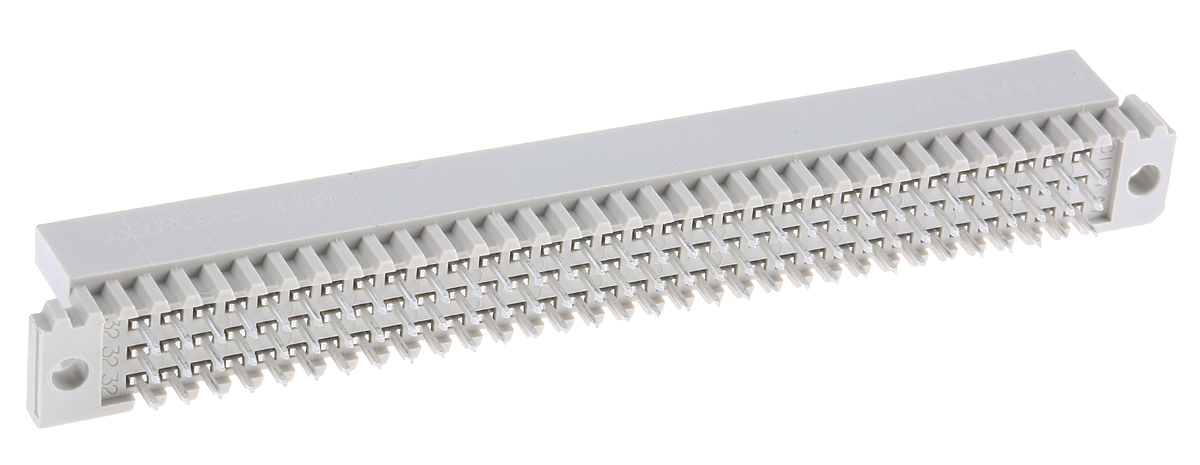 TE Connectivity Eurocard 96 Way 2.54mm Pitch, Type R Class C2, 3 Row, Straight DIN 41612 Connector, Plug