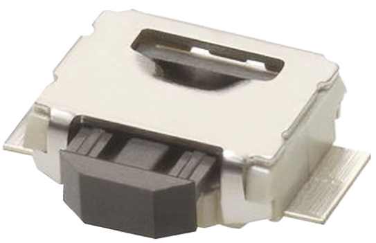 Omron Black Plunger Tactile Switch, SPST 50 mA @ 24 V dc 0.7mm