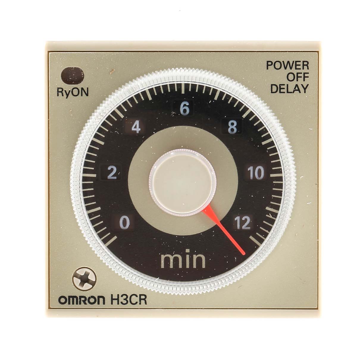 Omron H3CR Series DIN Rail, Panel Mount Timer Relay, 24V ac/dc, 2-Contact, 0.05 → 12min, 1-Function, DPDT