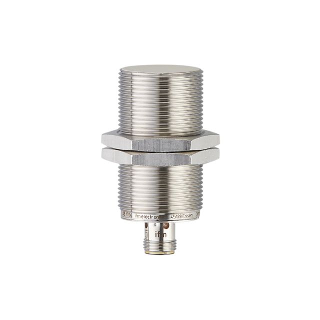 ifm electronic Inductive Threaded Barrel Proximity Sensor, M30, 10 mm Detection, PNP NO, 10 → 30 V dc