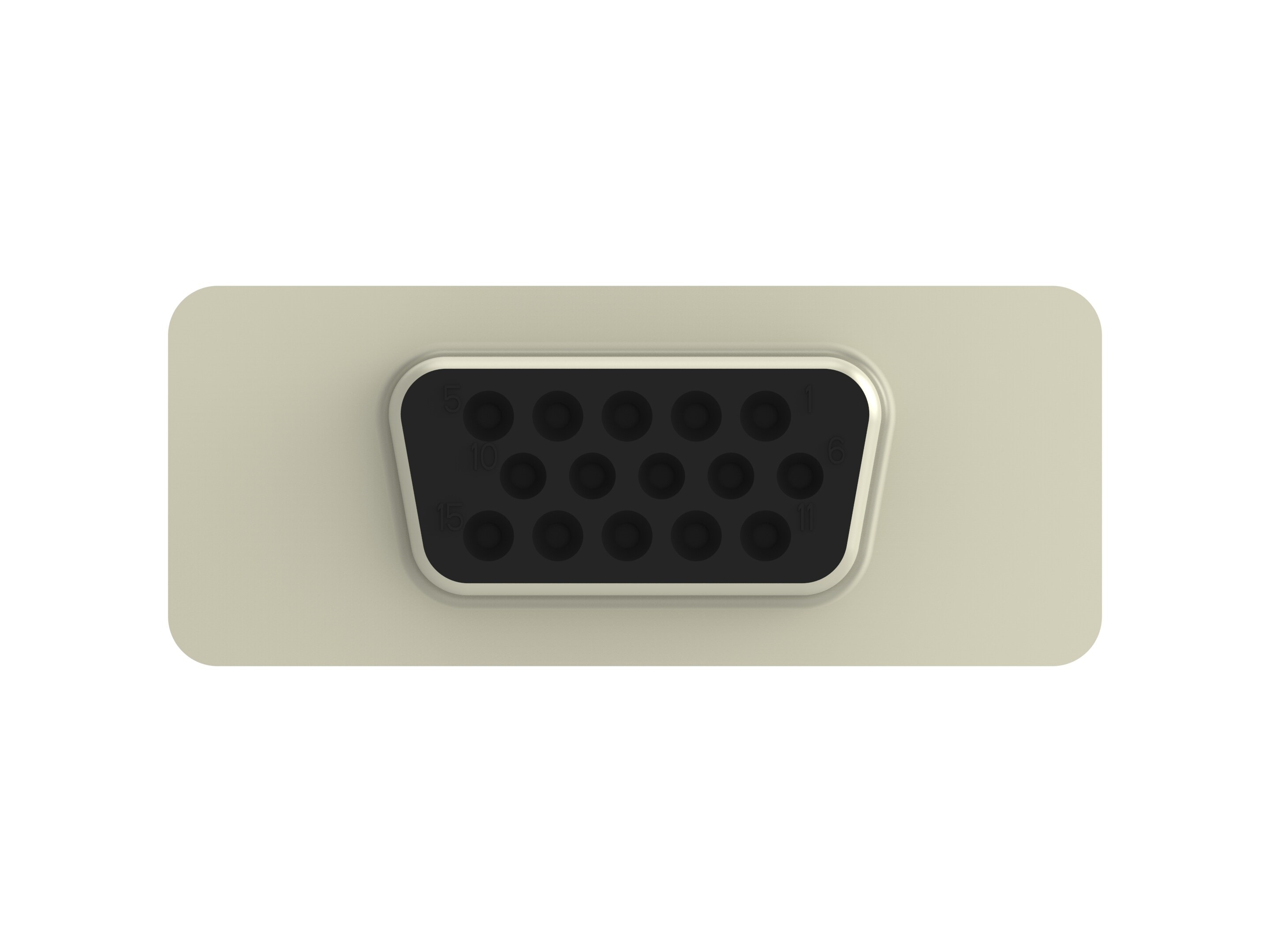 TE Connectivity 2317171 15 Way Through Hole D-sub Connector Receptacle, 2.29mm Pitch, with Through Hole