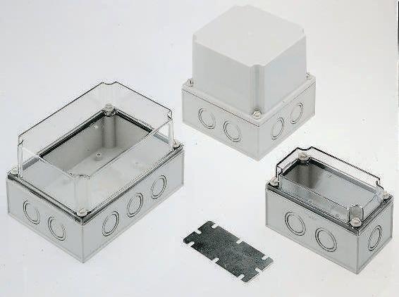 Fibox Grey Polycarbonate Enclosure, IP66, IP67, 130 x 80 x 60mm