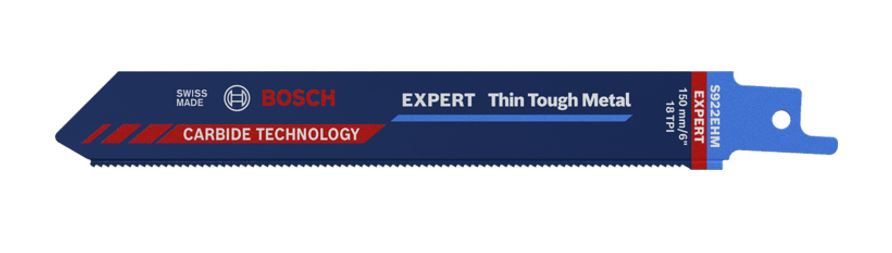 Bosch, 18 Teeth Per Inch Steel 100mm Cutting Length Reciprocating Saw Blade, Pack of 1