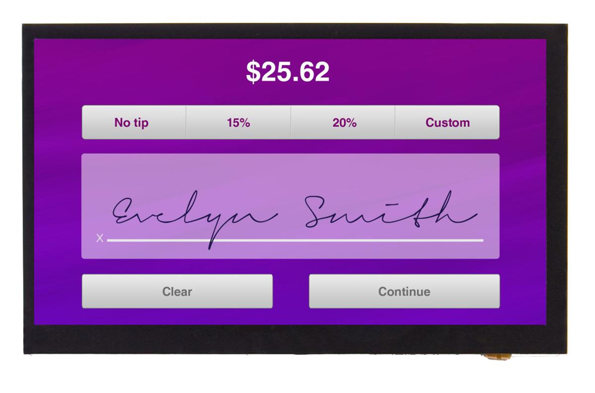 Displaytech DT070BTFT-PTS1 TFT LCD Colour Display / Touch Screen, 7in, 1024 x 600pixels