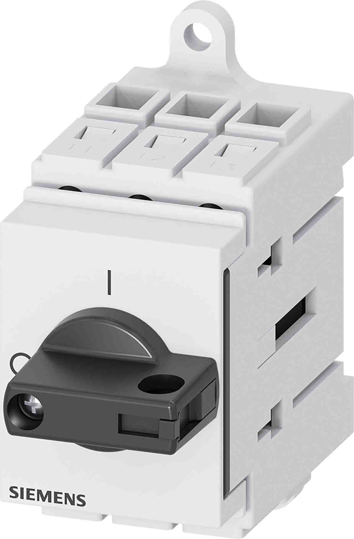 Siemens 3 Pole DIN Rail Isolator Switch - 32A Maximum Current