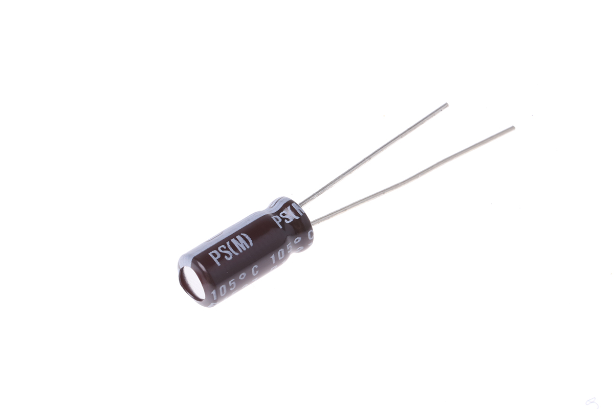 Nichicon 33μF Aluminium Electrolytic Capacitor 25V dc, Through Hole - UPS1E330MDD