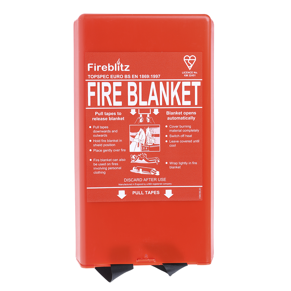 Glass Fibre Fire Blanket