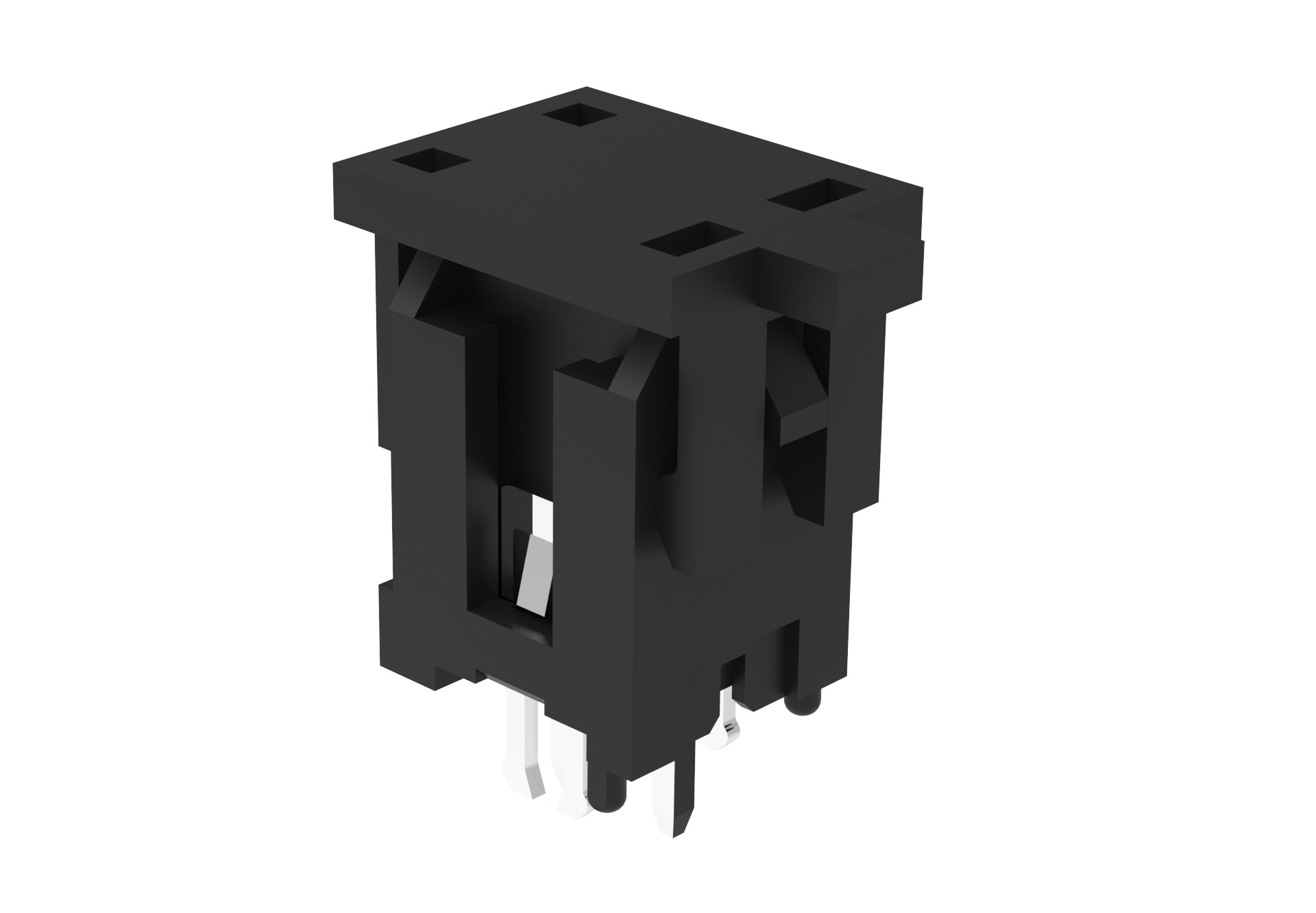 Amphenol Communications Solutions G88MP021028 Series Vertical Board Mount PCB Socket, 2-Contact, 2-Row, 3mm Pitch,