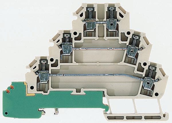 Weidmuller AP Series End Cover for Use with DIN Rail Terminal Blocks