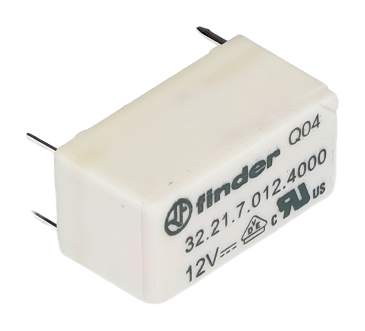 Finder PCB Mount Relay, 12V dc Coil, 6A Switching Current, SPDT