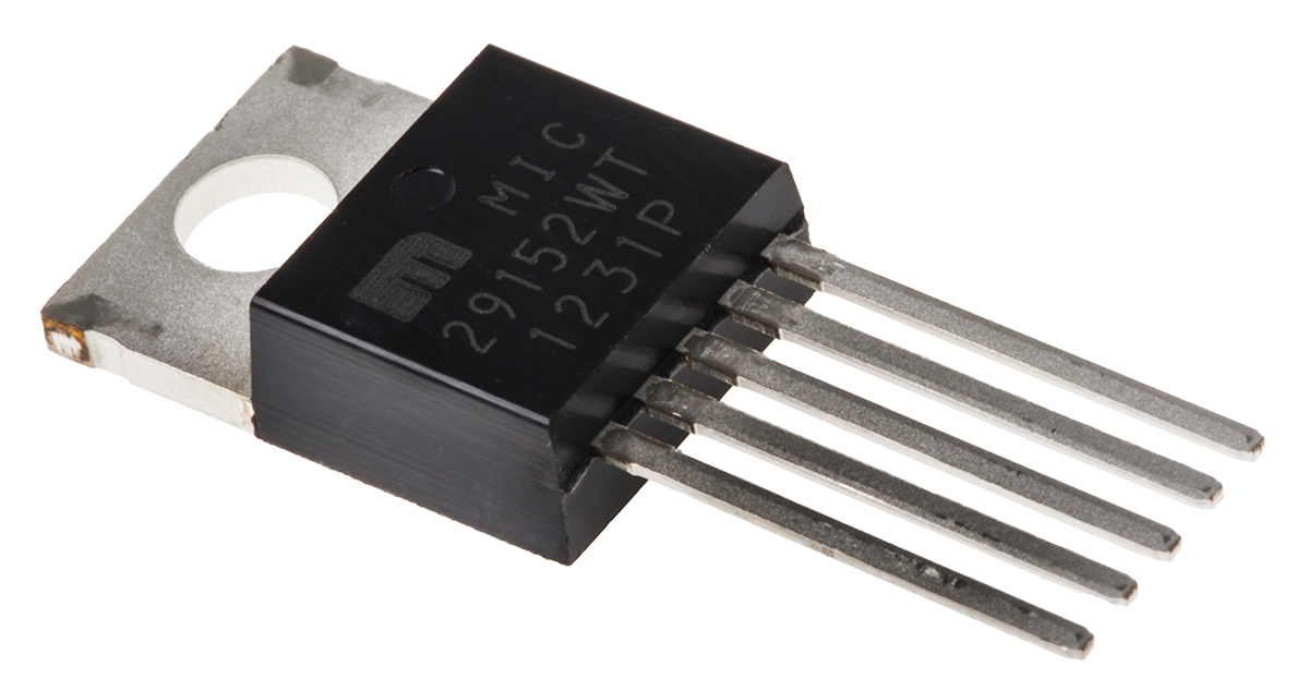 Microchip, Voltage Regulator 26V TO-220 5-Pin