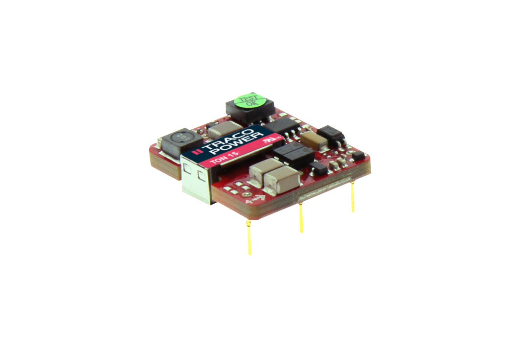 TRACOPOWER TON 15 DC-DC Converter, 12V dc/ 1.25A Output, 18 → 36 V dc Input, 15W, Through Hole, +85°C Max Temp
