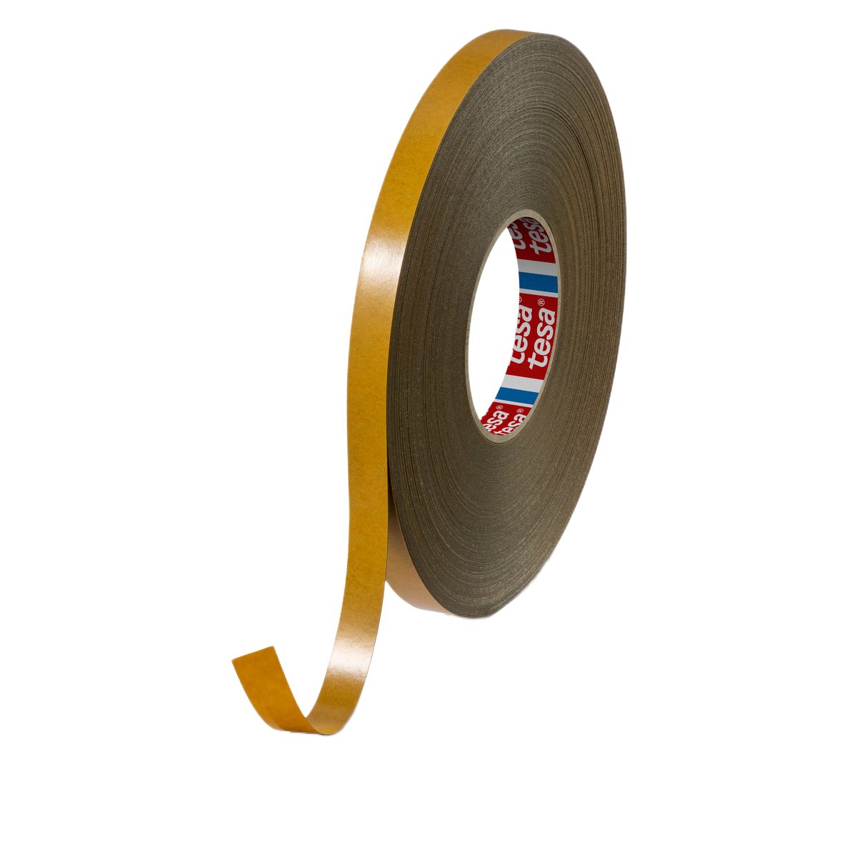 Tesa 04976-00082-00 Black Double Sided Tape, 0.54mm Thick, 12 N/cm, Polyurethane Backing, 15mm x 50m