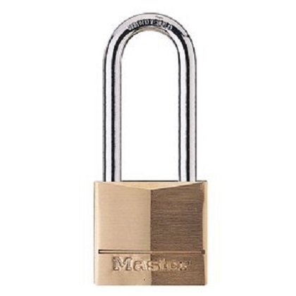 Master Lock Padlock Brass Padlock, 6mm Shackle, 51mm Body