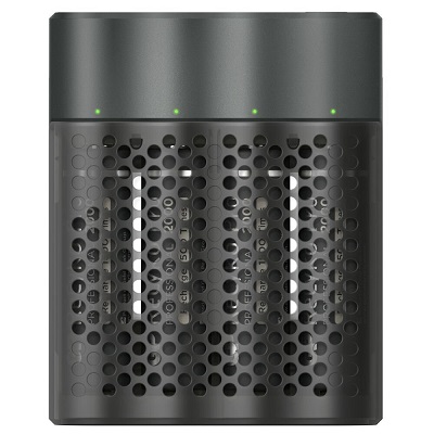 Gp Batteries P461 Battery Charger For AA, AAA 4 Cell 1.4V 1.7 A, 350mA, Batteries Included