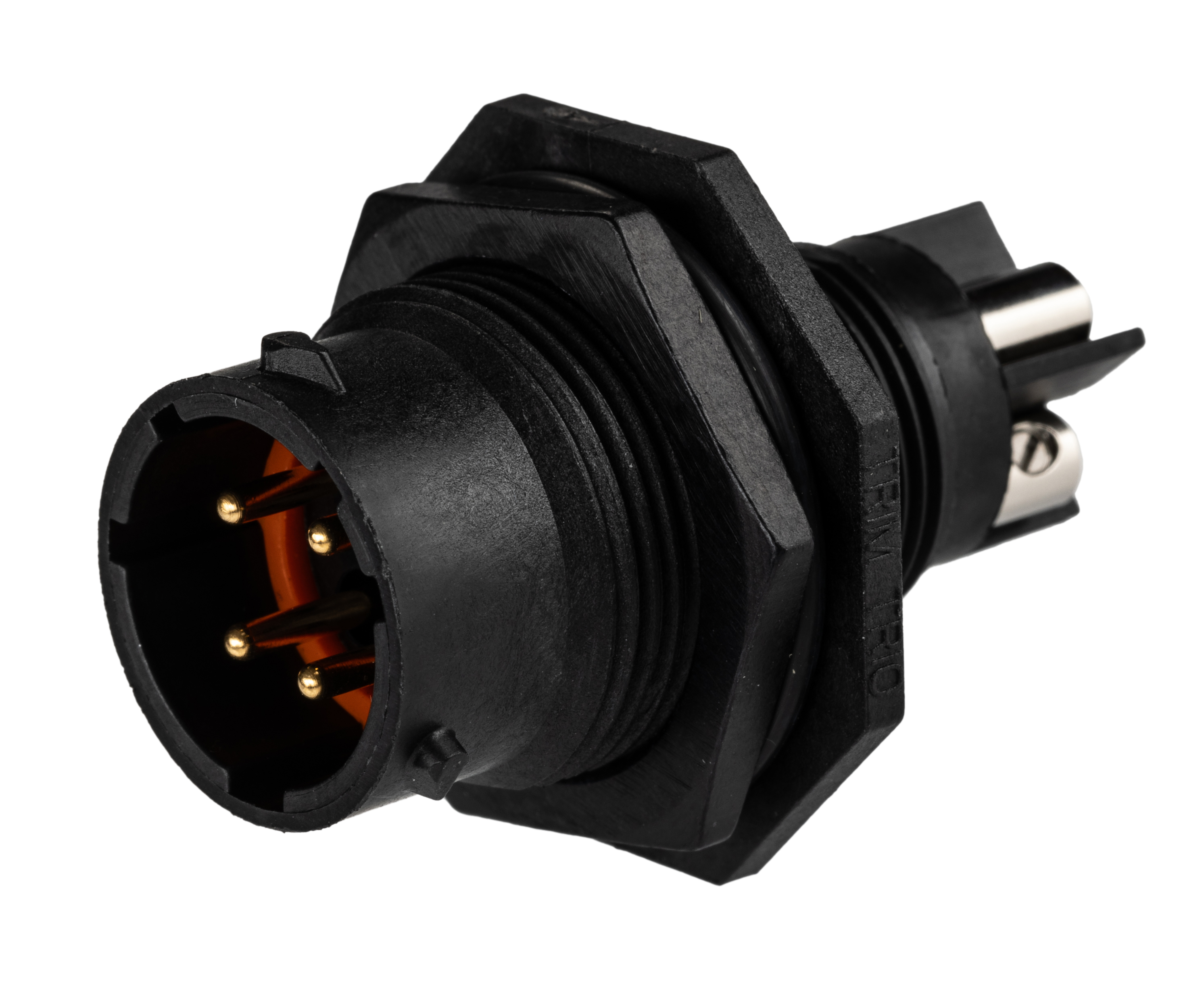 Souriau Sunbank by Eaton Circular Connector, 4 Contacts, Panel, Standard Connector, Plug, Male, IP68, IP69K, UTS Series
