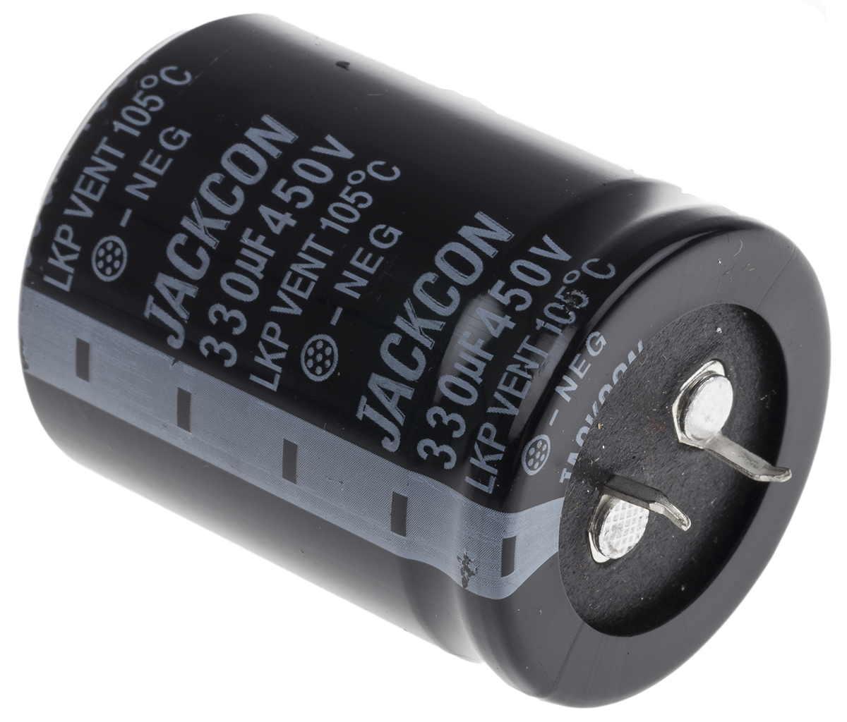 RS PRO 330μF Aluminium Electrolytic Capacitor 450V dc, Snap-In