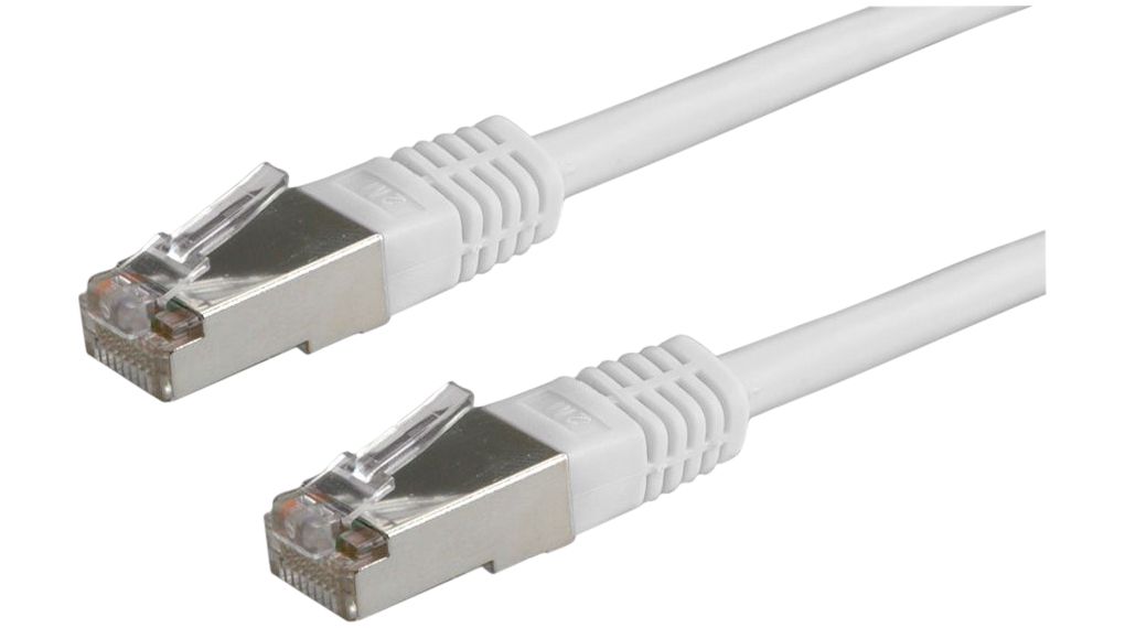 RNDRND 765, 1m Cat6, Grey RJ45 to Male RJ45 Male, SF/UTP, Terminated PVC Sheath
