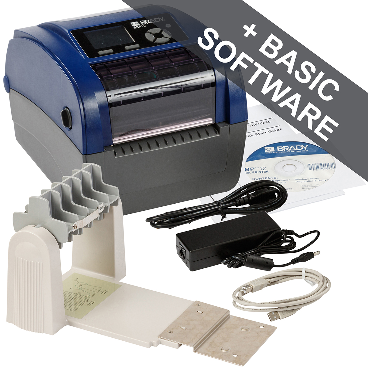 Brady BBP12 Label Printer, 116.84mm Max Label Width, UK Plug