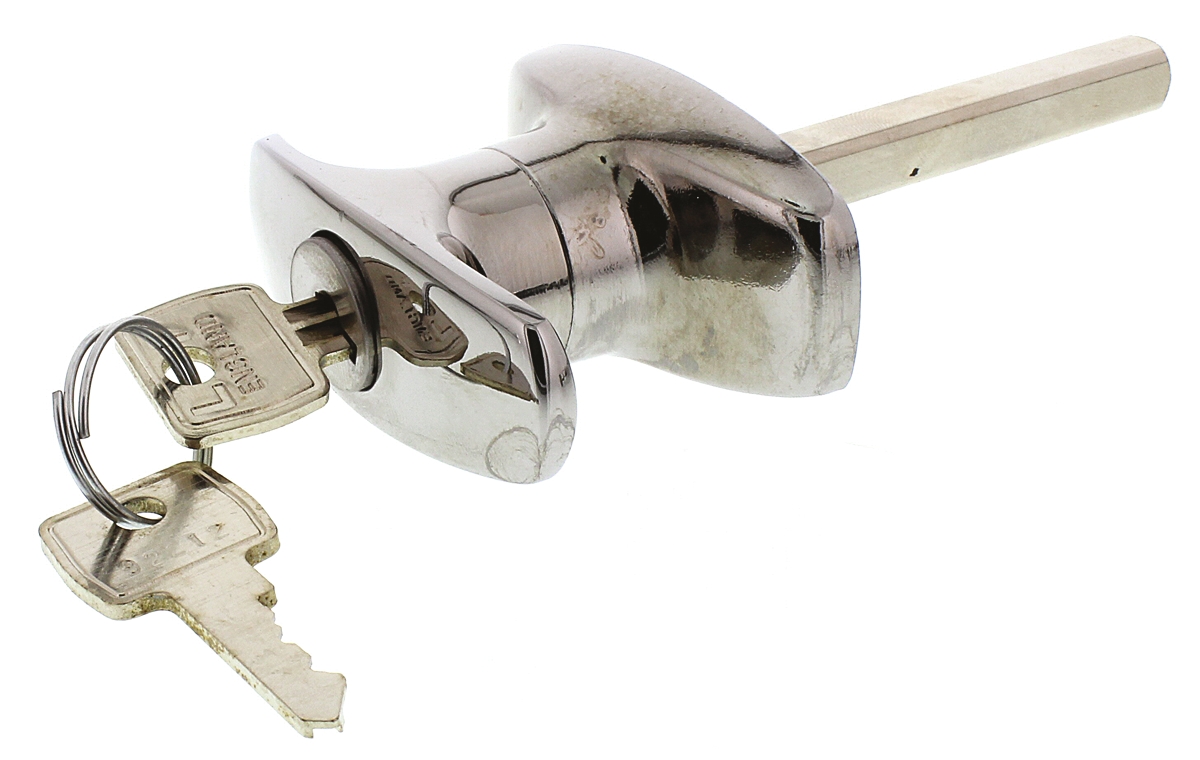 Euro-Locks a Lowe & Fletcher group Company Silver Locking Handle, T-Handle